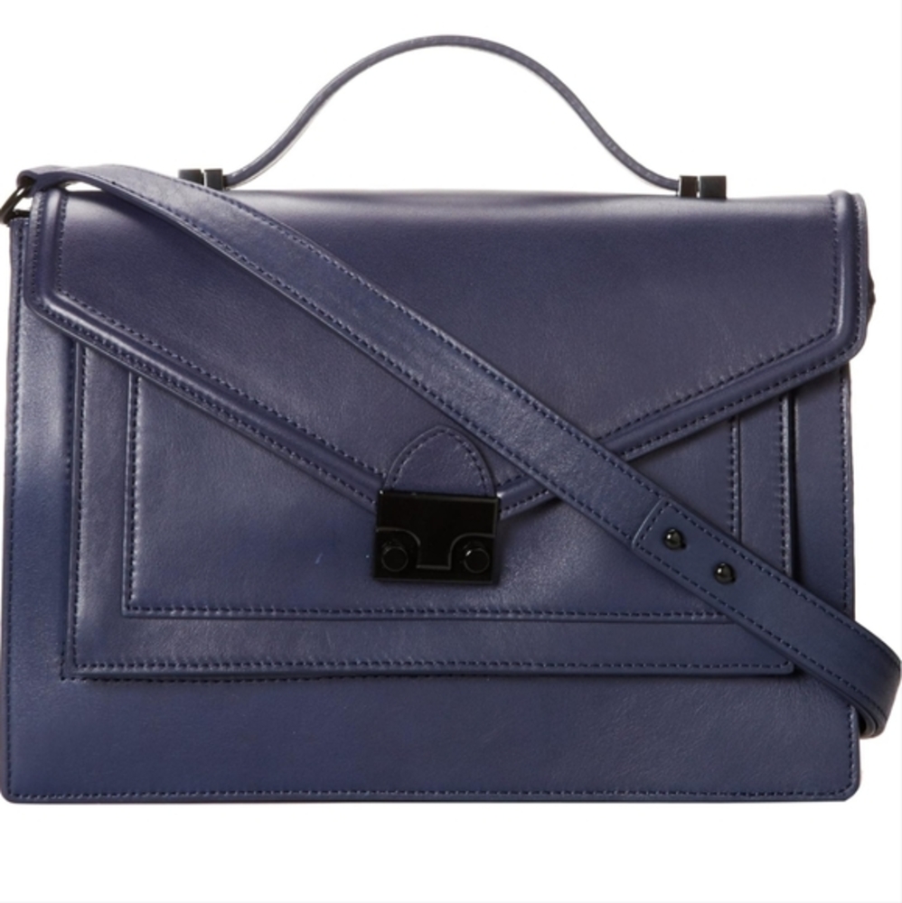 LOEFFLER RANDALL Rider Satchel Bag - Navy - Picture 6 of 8